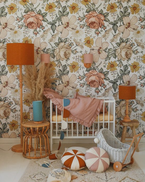 Lamps&Company, Golvlampa mustard linne