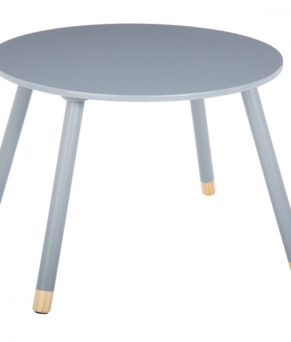 Grå träbord till barnrummet