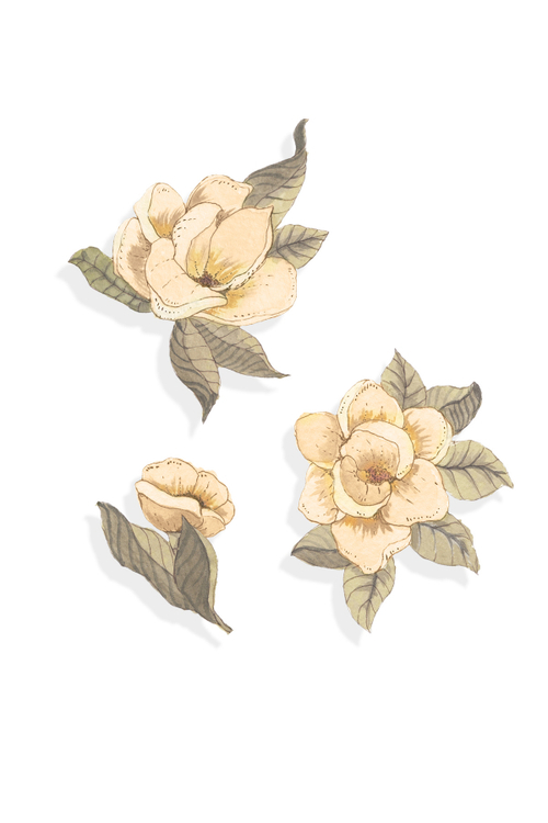 Mrs Mighetto, väggklistermärke 3-pack Anemones - Bild 2