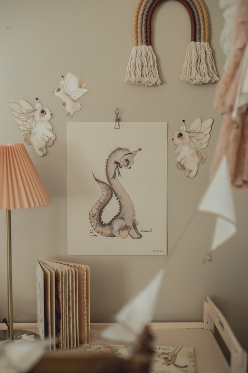 Mrs Mighetto, väggklistermärke 3-pack Baby friends - Bild 3