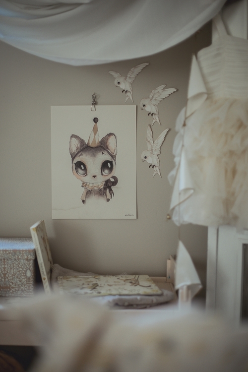 Mrs Mighetto, väggklistermärke 3-pack Oh Birdie Fly! - Bild 5