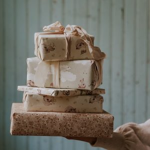 Mrs Mighetto, inslagnings- och pysselpapper 4-pack Baby