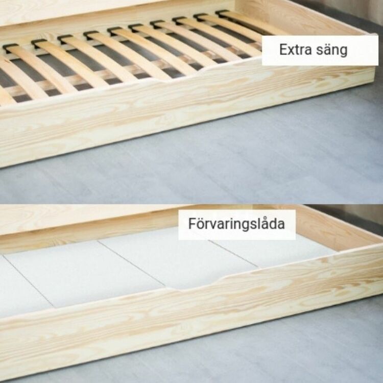Hussäng Bianca duo med förvaringslåda/extrasäng - Bild 8