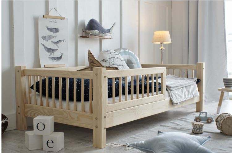 Barnsäng Alex 80x160 cm med stödbräda - Bild 7