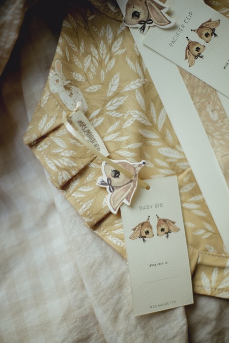 Mrs Mighetto, haklapp Misty Leaf Yellow - Bild 4