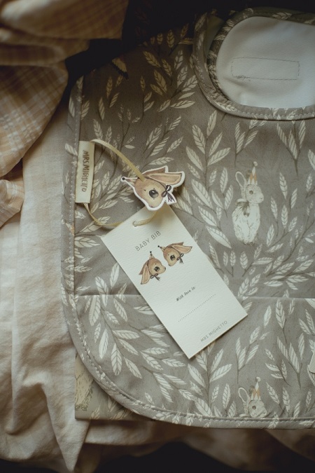 Mrs Mighetto, haklapp Misty Leaf Grey - Bild 5