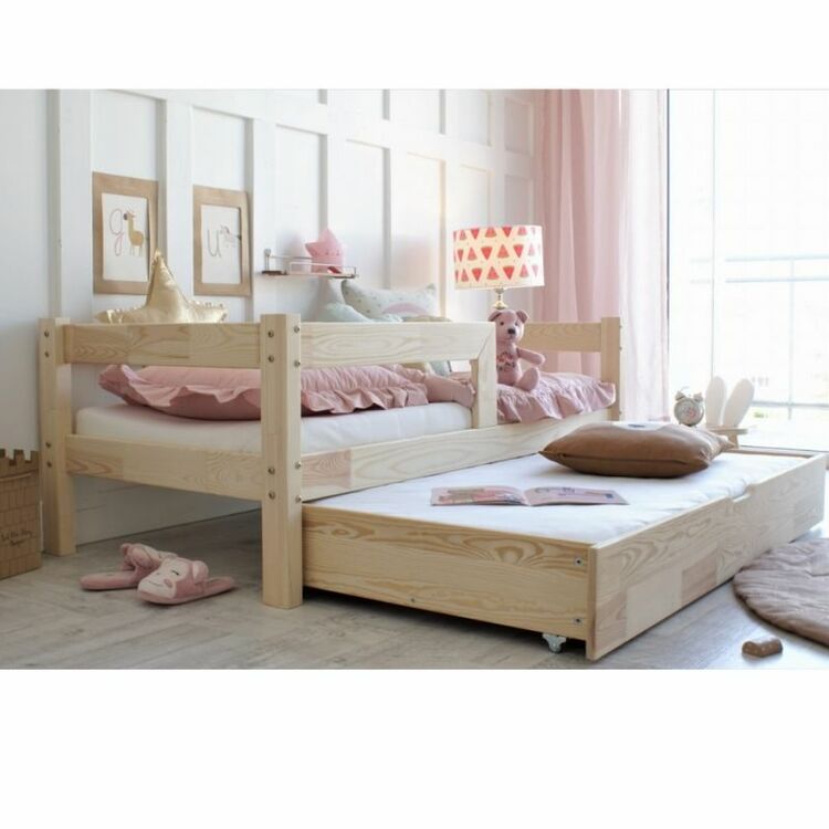Barnsäng Sofia med stödbräda och förvaringslåda - Bild 2