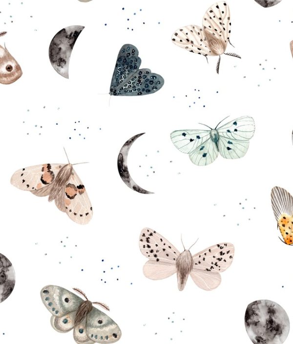 Dekorillo, tapet Magic butterfly white