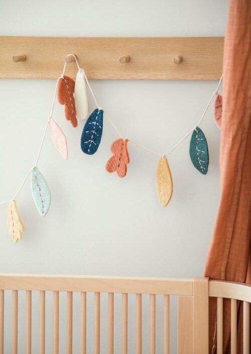 Sebra, Vimpel i filt, löv