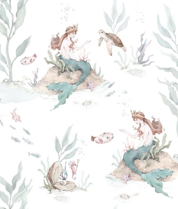 Dekorillo, tapet Mermaids