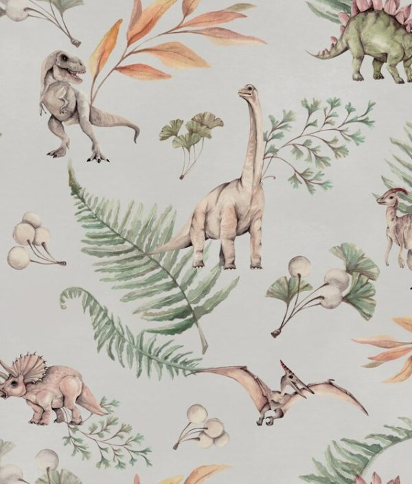 Dekorillo, tapet Grey dino world