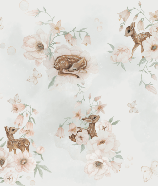 Dekorillo, tapet Spring deers