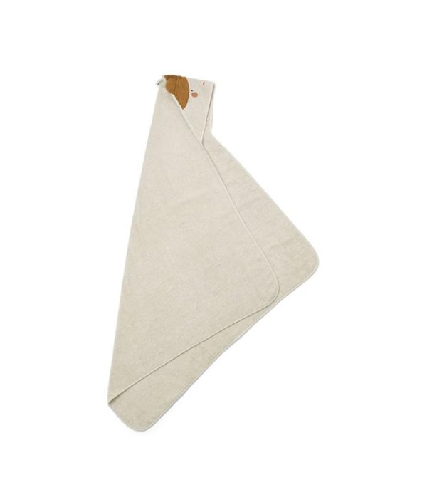 Liewood handduk med huva, Augusta Doll/sandy