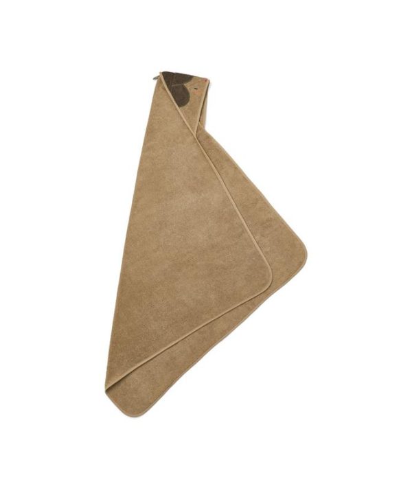 Liewood handduk med huva, Augusta Doll/oat