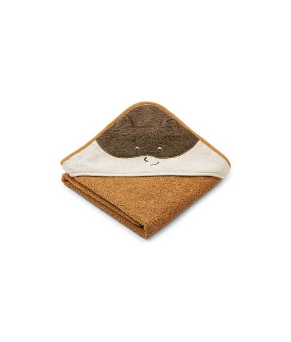Liewood Albert Superhero/golden caramel, handduk med huva
