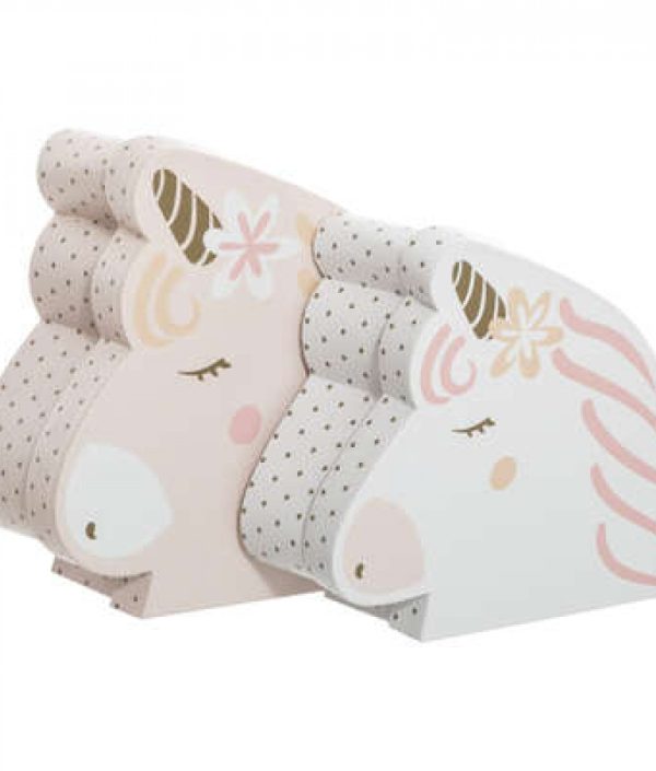 Förvaringslådor enhörning , 2-pack
