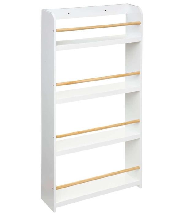 Klassisk bokhylla till barnrummet, vit