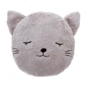 Grå kudde, katt