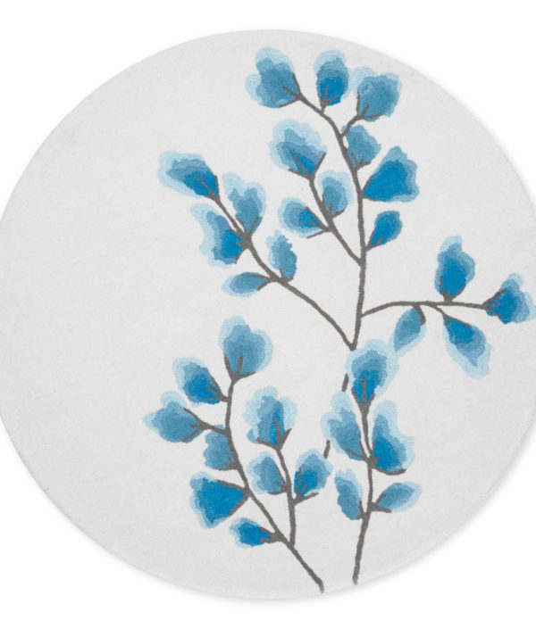 Cam Cam, rund ullmatta till barnrummet, Fiori