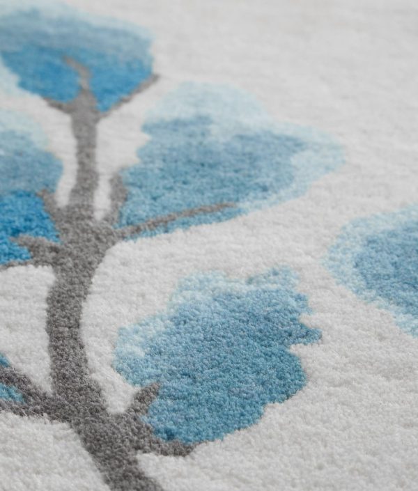 Cam Cam, rund ullmatta till barnrummet, Fiori