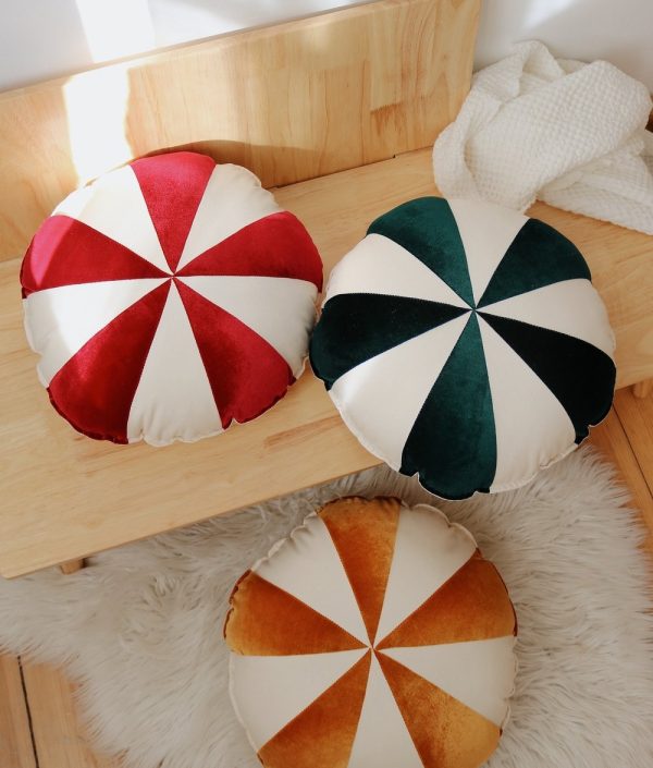 Moi Mili, rund kudde, Circus candy gold