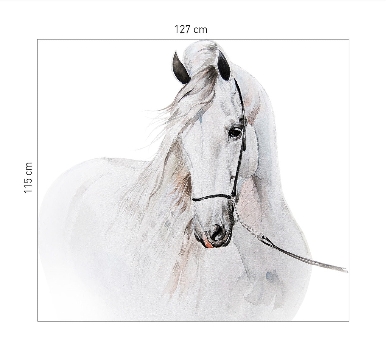 Babylove väggklistermärke, stor häst - Bild 3