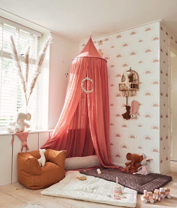 Jollein, sänghimmel vintage rosewood