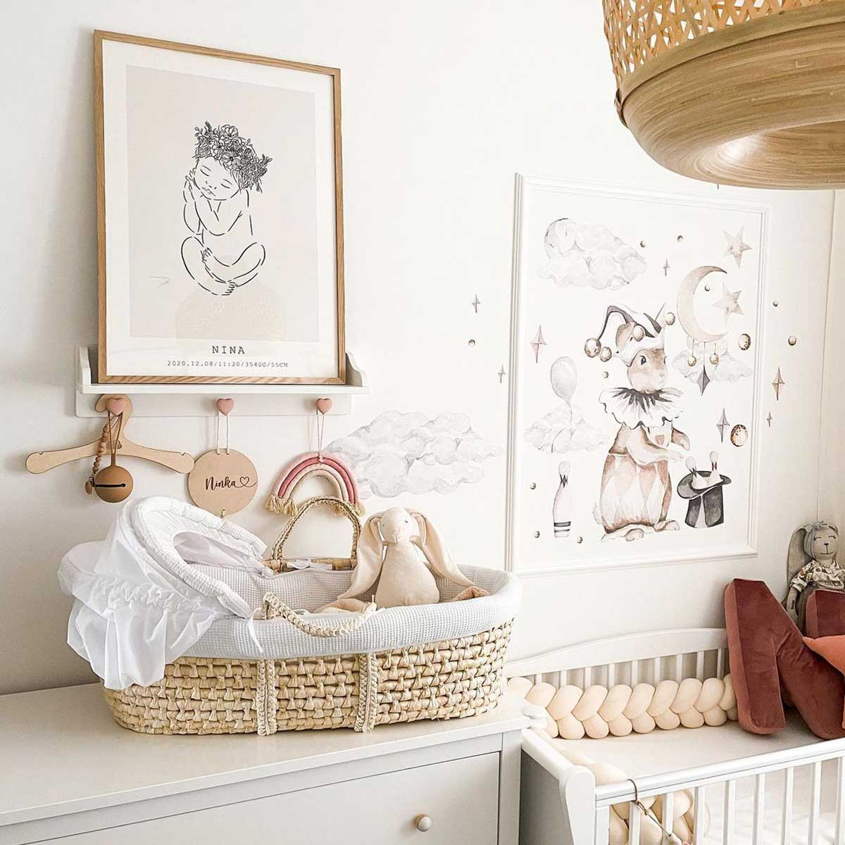 Dekornik, väggklistermärken- Rabbit the magician - Bild 2