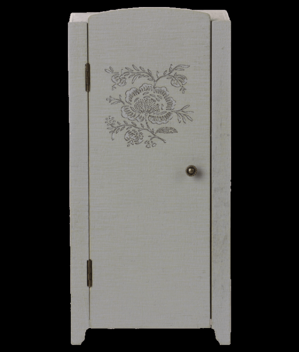 Maileg, trä garderob vintage, mint/grå