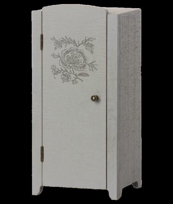 Maileg, trä garderob vintage, mint/grå