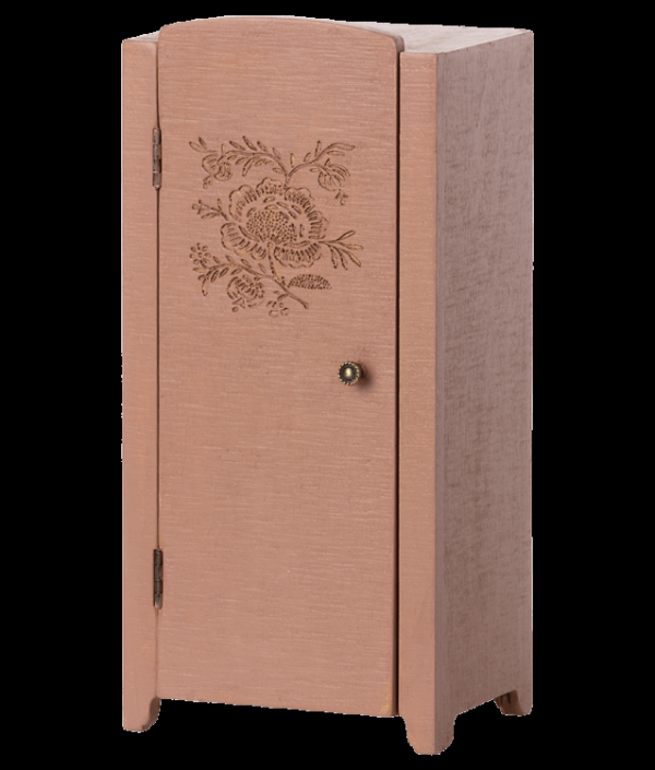 Maileg, trä garderob vintage, dusty rose