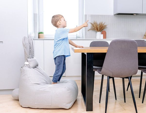 The Brooklyn Kids, Funny Bunny Bean bag, beige