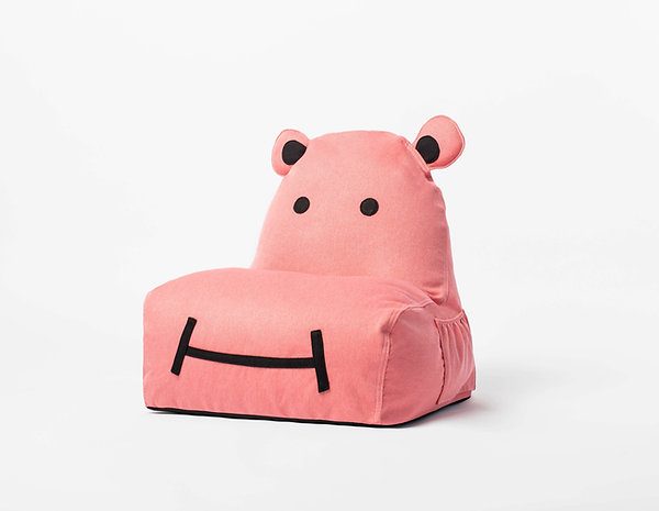The Brooklyn Kids, Hippo Bean bag, pink