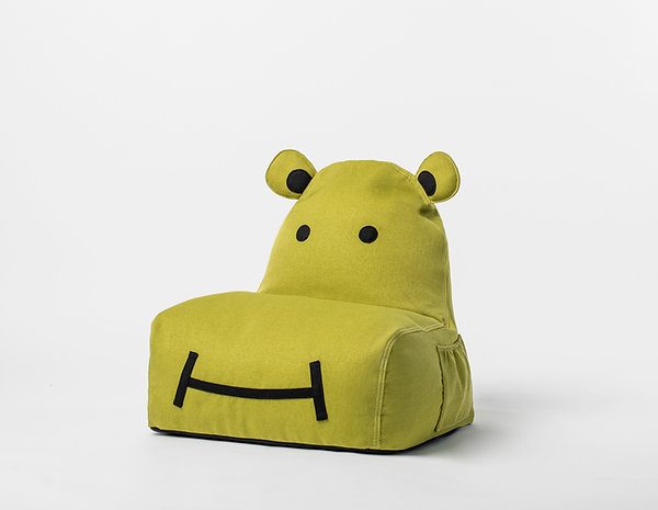 The Brooklyn Kids, Hippo Bean bag, lime