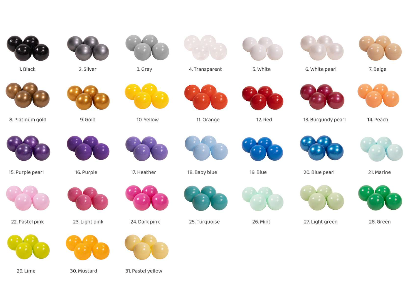 Meow, ljusgrå bollhav med 200 valfria bollar - Bild 2