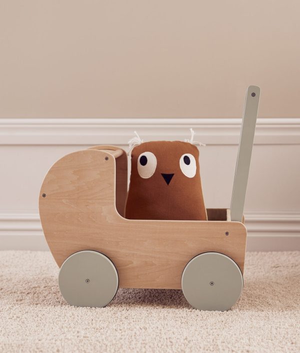 Kid?s Concept, Dockvagn med bäddset natur/grön