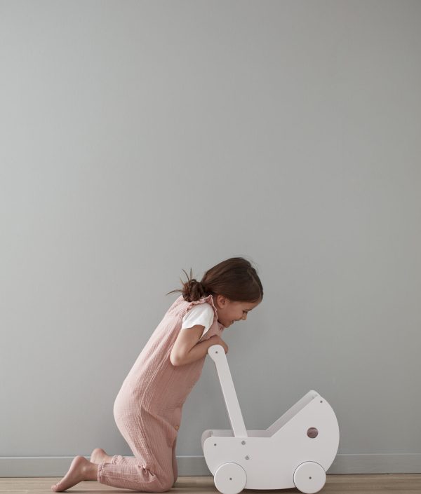 Kid?s Concept, Dockvagn med bäddset vit