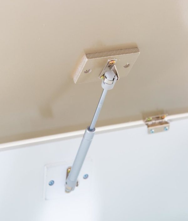 Vit förvaringskista gold