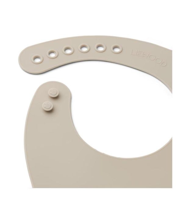 Liewood, Tilda Silikon haklapp 2-pack, Dino dark sandy mix