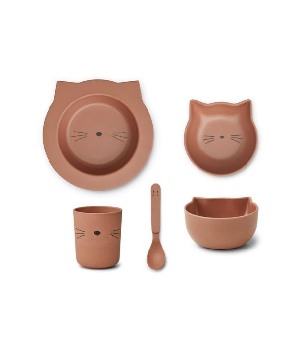 Liewood, Joana matset 4 delar, Cat tuscany rose