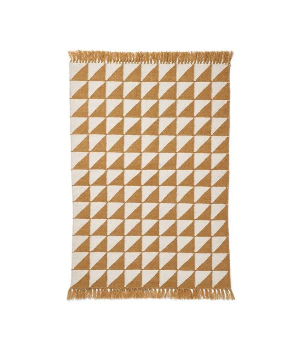 Liewood, Berlin matta med fransar, Triangle golden caramel mix