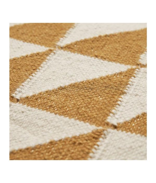 Liewood, Berlin matta med fransar, Triangle golden caramel mix