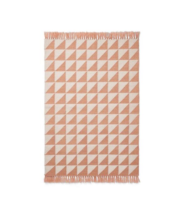 Liewood, Berlin matta med fransar, Triangle tuscany rose mix