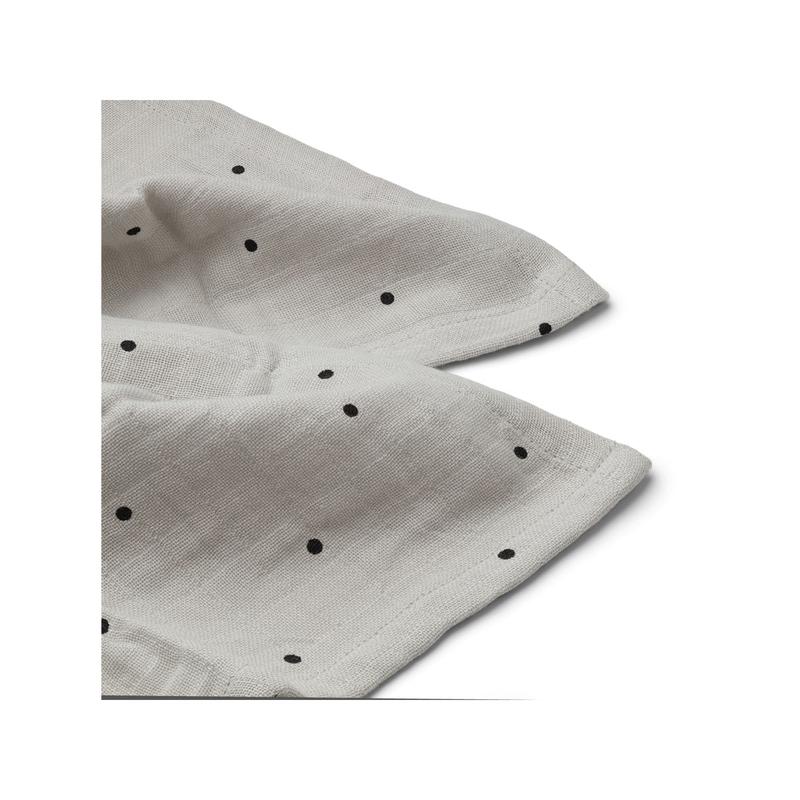 Liewood, Lewis snuttefilt 2-pack, Classic dot dumbo grey - Bild 2
