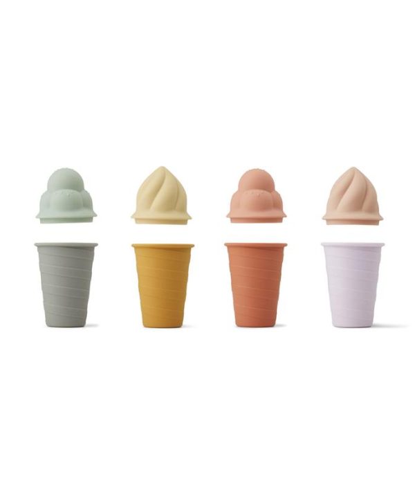 Liewood, Bay glass i silikon, Light lavender multi mix