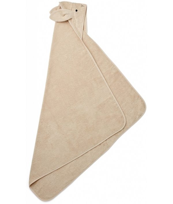 Liewood handduk med huva, Augusta Rabbit apple blossom