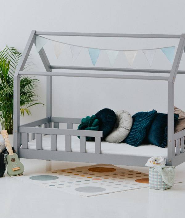 Grå hussäng junior 80x160