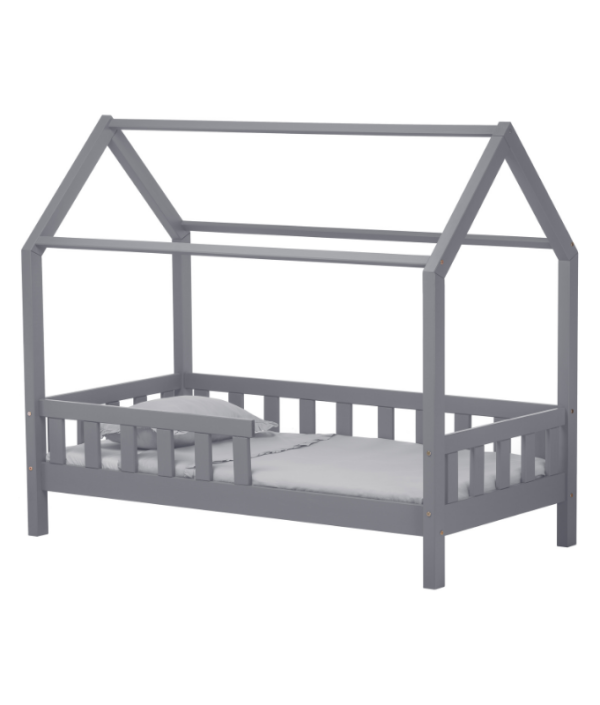 Grå hussäng junior 80x160 med skummadrass