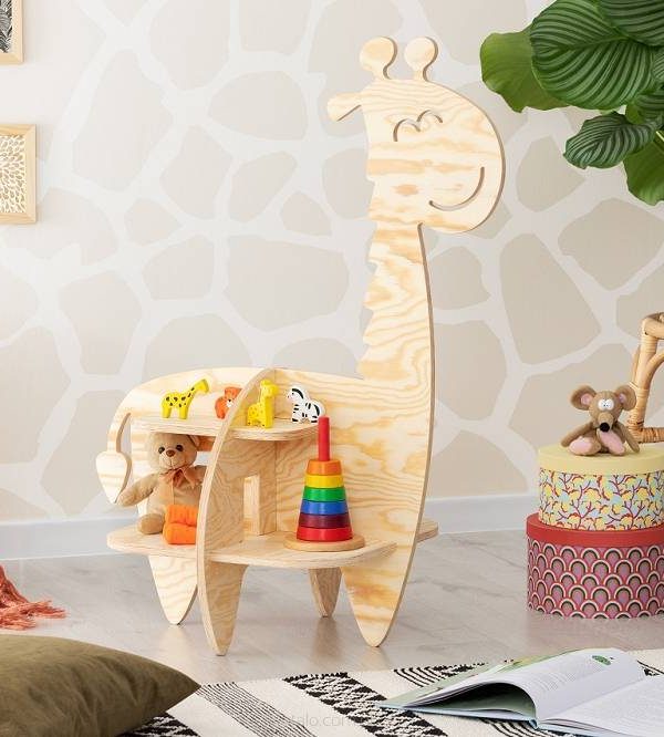 Babylove, golvbokhylla till barnrummet, Giraff