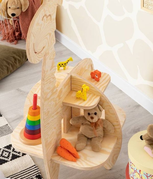 Babylove, golvbokhylla till barnrummet, Giraff